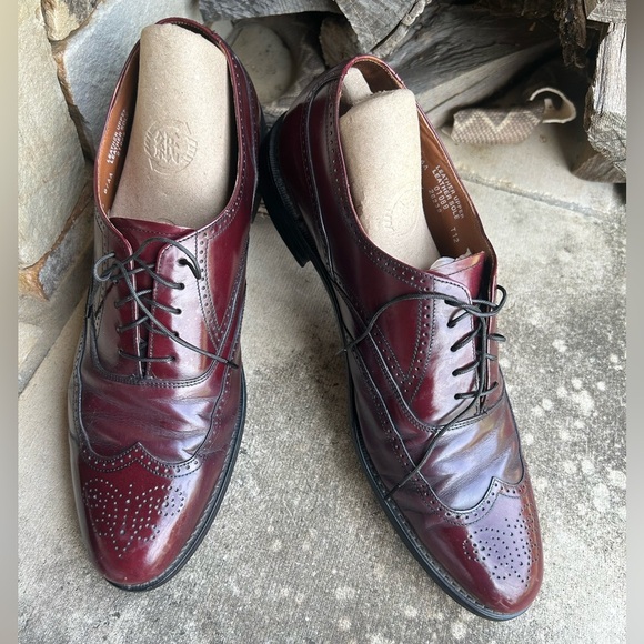 Bostonian Classics leather Brownish/Burgundy Mens Dress Shoes Sz-13 B/AA. T - Picture 1 of 10